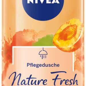 NIVEA Fresh Blends Apricot (300 ml), Shower Gel with Refreshing Apricot Scent, Shower Gel for Women, Vegan Shower Gel with Fruit Extracts and Plant Based Milk