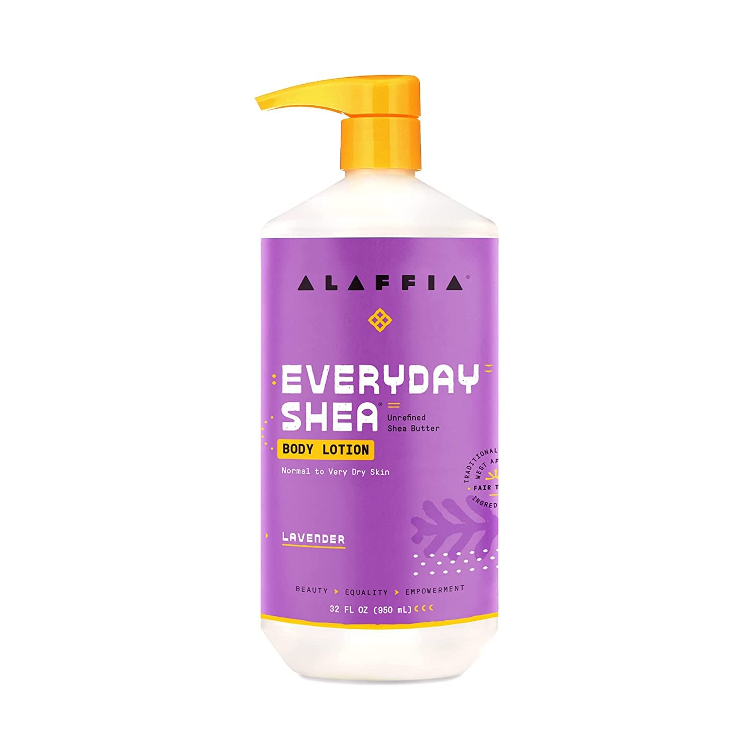 Alaffia EveryDay Shea Body Lotion 32 Fl Oz Normal to Very Dry Skin Shea Lemongrass - Image 7
