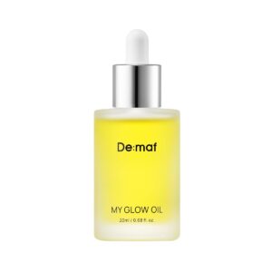 My Glow Oil – 100% Natural Face Oil for Sensitive & Oily Skin, Hydrating & Non-Comedogenic with Jojoba, Macadamia & Vitamin E – Lightweight Facial Oil for Dry Skin