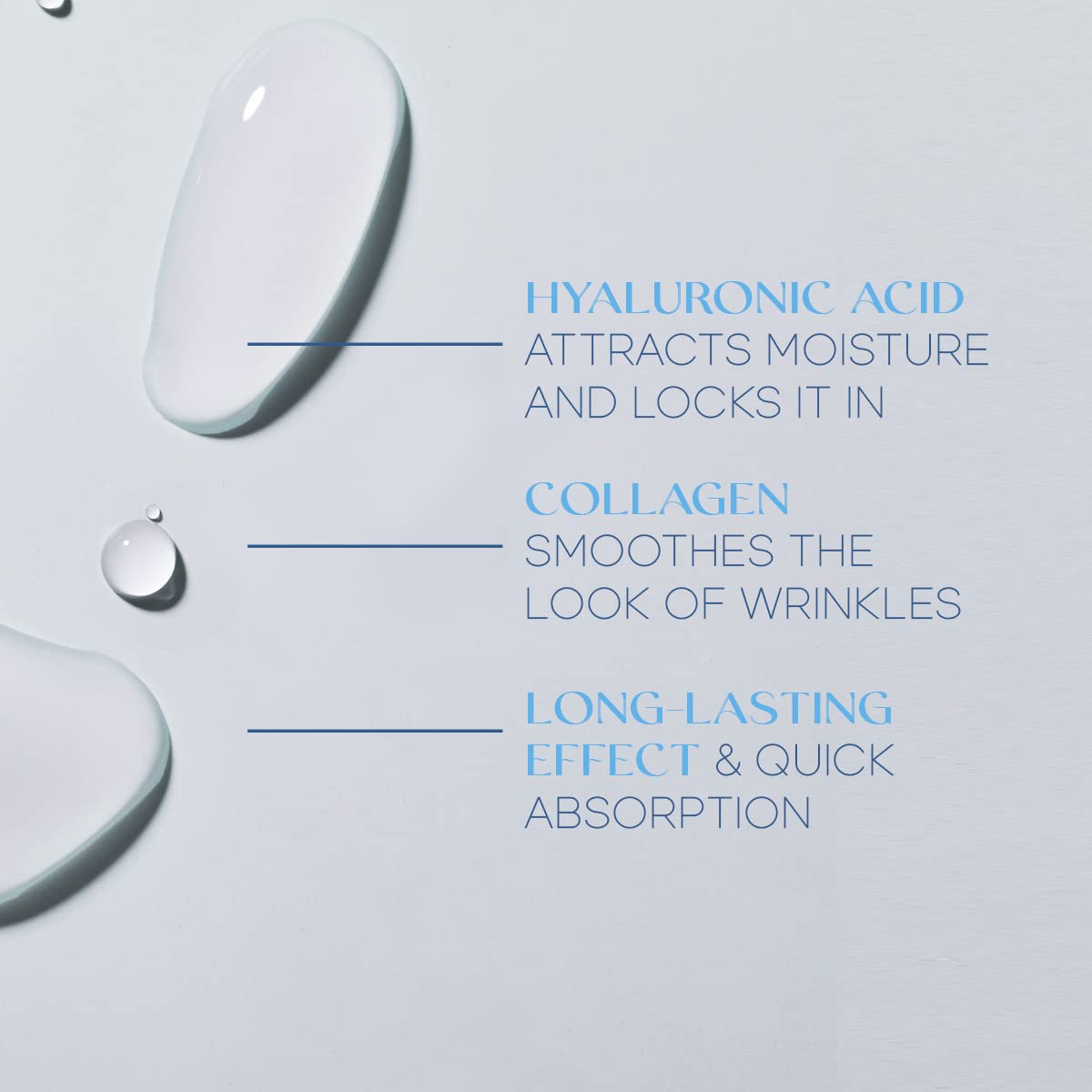 Hyaluronic Acid & Collagen Day & Night Face Moisturizer - Dermatologist Tested, Hydrating, Anti-Aging, Clean Beauty, Cruelty-Free, Korean Skincare for All Skin Types - 1.69 Fl oz (2-Pack) - Image 5
