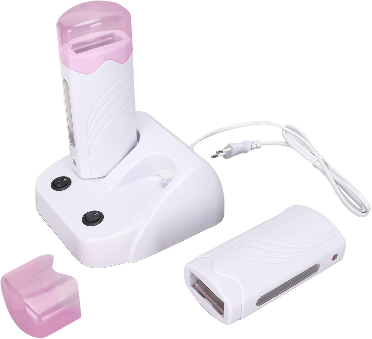 Double Depilatory Heater, Wax Warmer Machine, Portable Wax Warmer Machine for Leg Armpit with Heater Base - Image 6