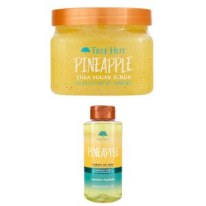 Tree Hut Pineapple Scrub & Gel Wash Bundle