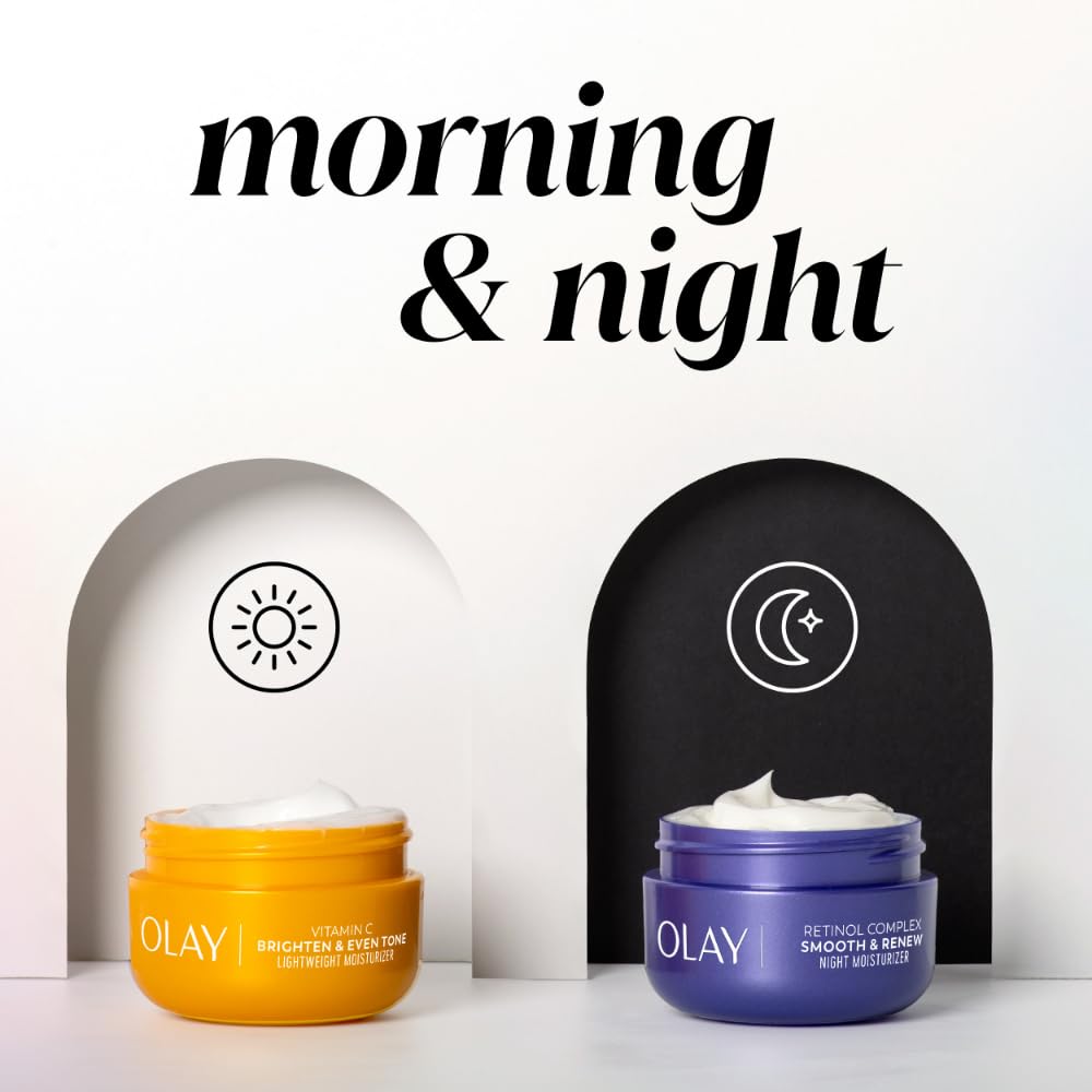 Olay Bright & Even Vitamin C Face Moisturizer with Lactic Acid, 2 oz Eco-Friendly Jar - Image 6
