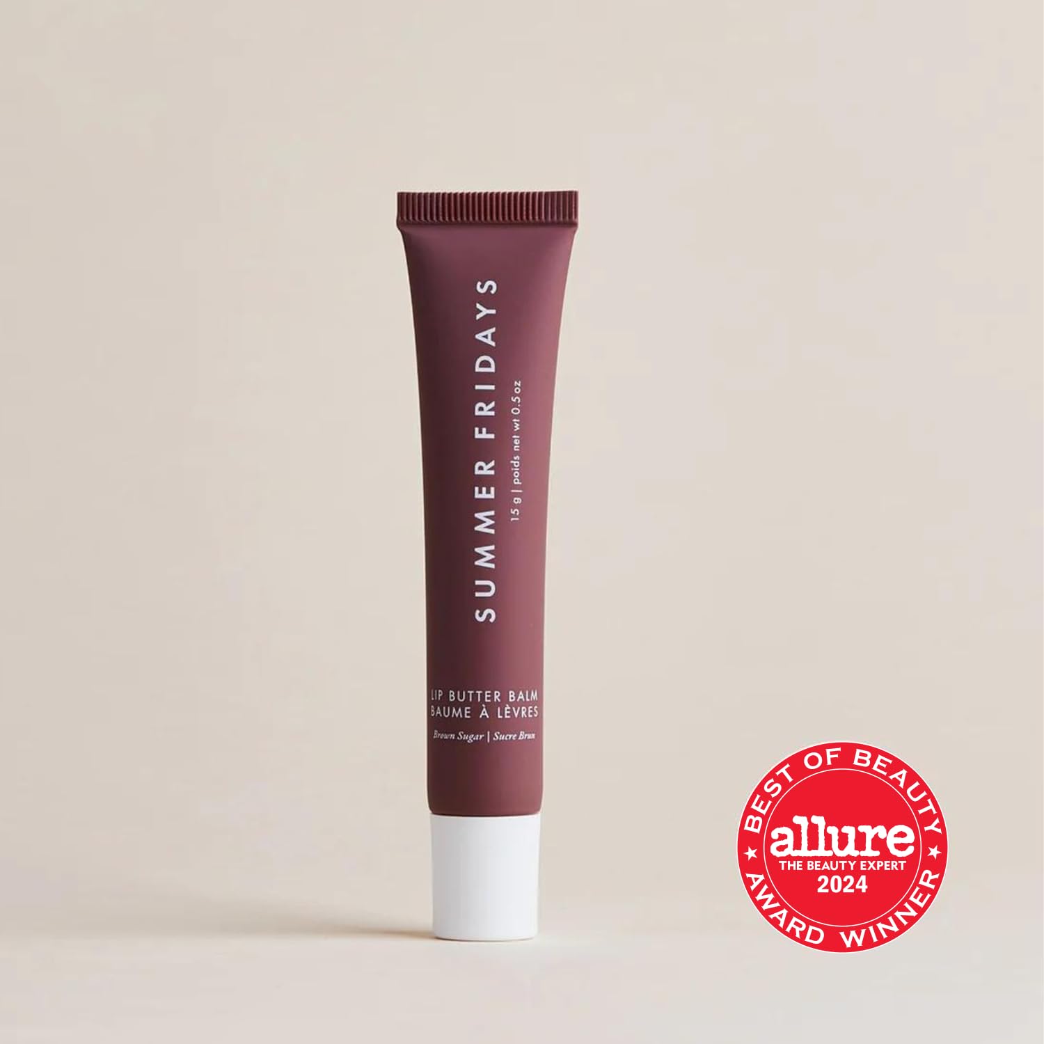 Summer Fridays Tinted Lip Butter Balm - Conditioning Vegan Lip Balm for Instant Moisture, Shine & Hydration - Sheer-Tinted, Soothing Skincare - Brown Sugar (.5 Oz) - Image 3