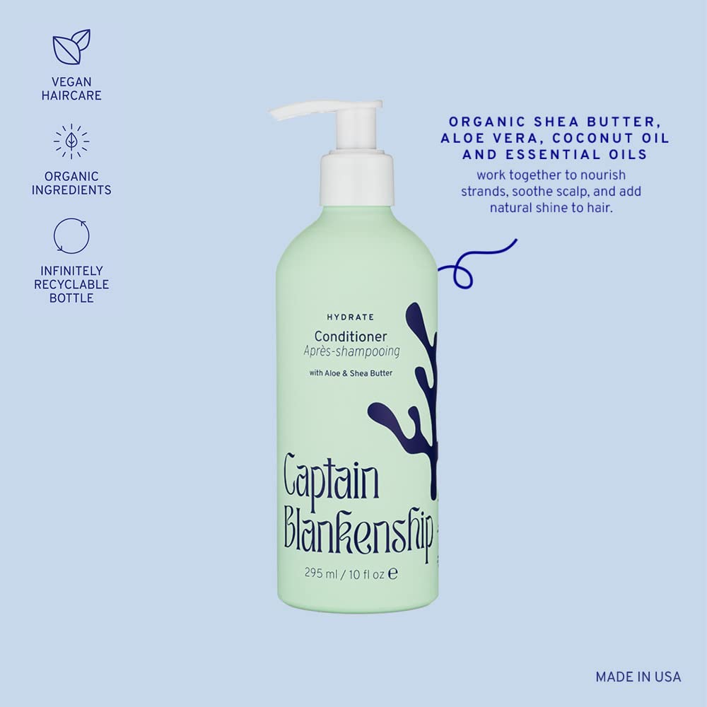 Captain Blankenship Hydrating Conditioner 10 Fl Oz and Hair & Scalp Serum 2oz - Image 5