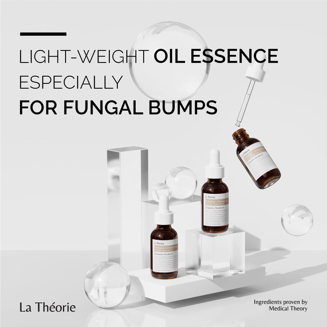 La Theorie Moisturizing(oil) Essence for troubled skin with fungal and small bumps (Fatty acid free, 1.01 Fl Oz) - Image 2