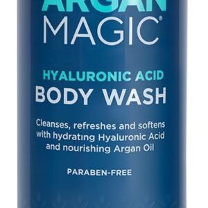 Argan Magic Hyaluronic Acid Body Wash - Cleanses, Refreshes & Softens with Hydrating Hyaluronic Acid and Nourishing Argan Oil | Paraben Free, Cruelty Free (32 Fl Oz)