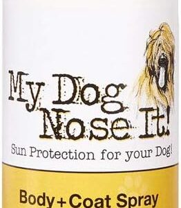 Coat and Body Spray - Sun Protection for Your Dog, Protects Against Harmful UVA/UVB Rays