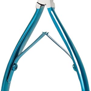 Professional Ingrown Toenail Clippers - 120° Angled Stainless Steel Nail Clippers for Thick/Hard Nails, Double Spring Design, Precise Groove Trimming Tool for Diabetics & Home Pedicure