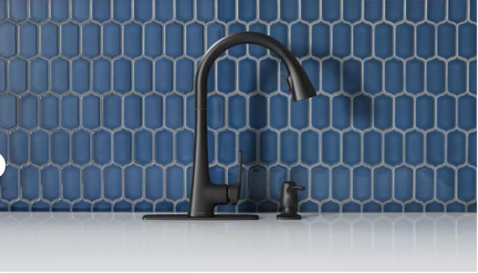 kohler Touchless Pull-Down Kitchen Faucet with Soap Dispenser - Image 5