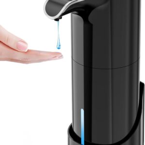 YIKHOM Automatic Liquid Soap Dispenser, Digital Screen Dish Dispenser, 7 Levels Adjustable Touchless Liquid Dispenser, USB C Rechargeable Hand Soap Dispenser for Bathroom