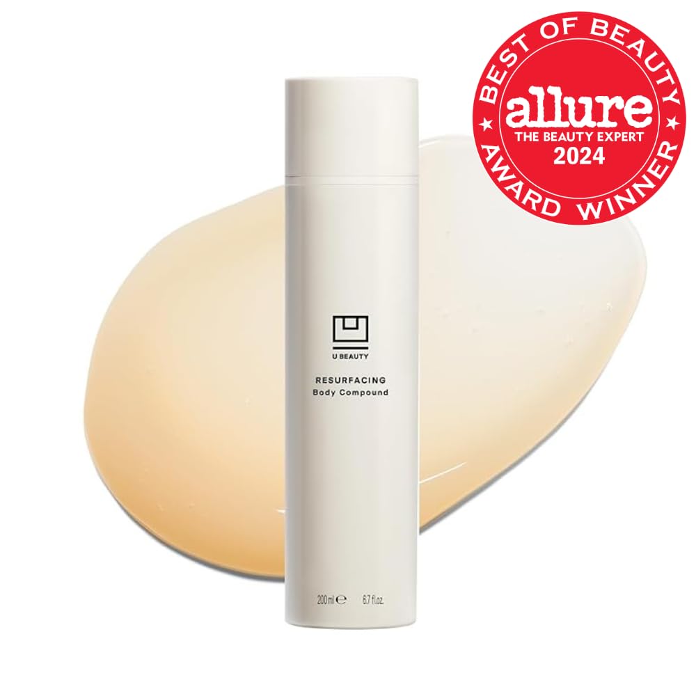 U Beauty Resurfacing Body Compound - Firming AHA & Retinol Serum, Phytic, Lactic & Glycolic Acids Tackle Keratosis Pilaris & Uneven Texture - Shea Butter & Papain for Hydrated Soothed Skin - 6.7 Fl Oz - Image 2
