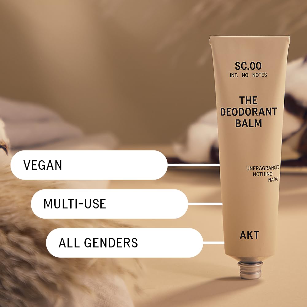 AKT Deodorant Balm 1.7 Fl Oz Natural Cream for Sensitive Skin Unisex Plastic Free - Image 3