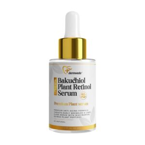 Bakuchiol Plant Retinol Serum, Advanced Facial Serum for Skin Renewal, Bakuchiol Face Serum for Youthful Skin, Dark Spot Corrector, Vegan and Cruelty-Free (2 fl oz)