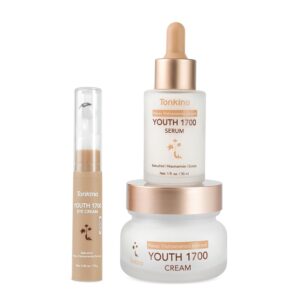 Youth 1700 Essential Trio Set, Vietnamese Ginseng Anti-Aging Skin Care Kit - Skin Firming & Moisturizing, For All Skin Types
