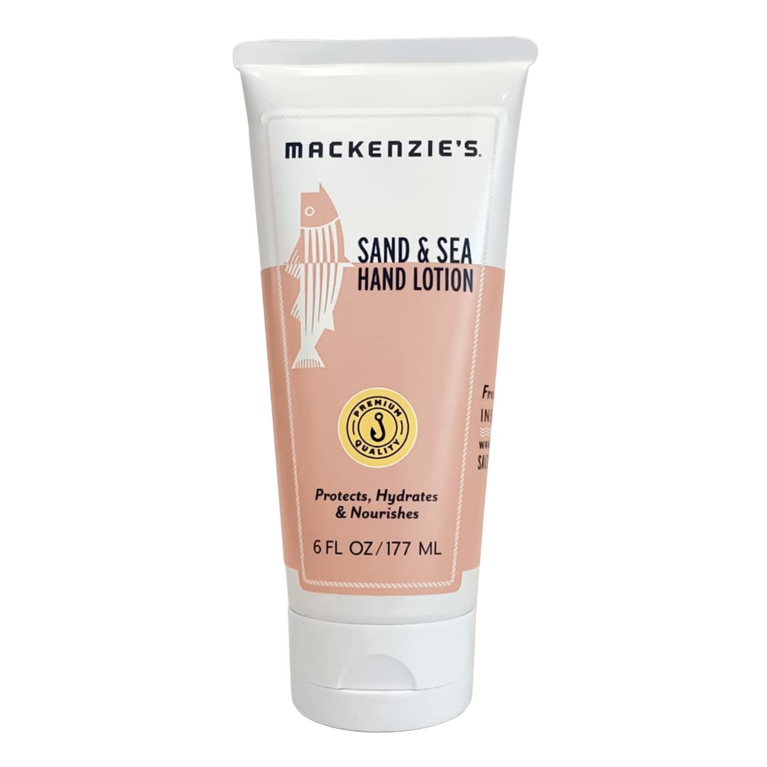 MACKENZIE'S Sand & Sea Lotion 6 oz - Gifts for Fishermen - Gifts for Men - Gifts for Women - Natural - Moisturizing - Hand Lotion - Body Lotion