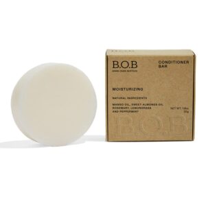 B.O.B BARS OVER BOTTLES Solid Conditioner Bar for Balanced Moisture| Oily Hair | Hair Care, Ideal Ph Balance | Natural, Vegan | Eco-friendly, Sustainable, Plastic Free | Waterless & Zero Waste