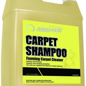 Nanoskin CARPET SHAMPOO Concentrated Foaming Carpet Cleaner 1 gallon - Dilutable Up to 19:1, Wet/Dry Soil Release, Anti-Resoiling, Pet Stain Remover, Safe for Stain Resist Carpet, Home&Commercial Use