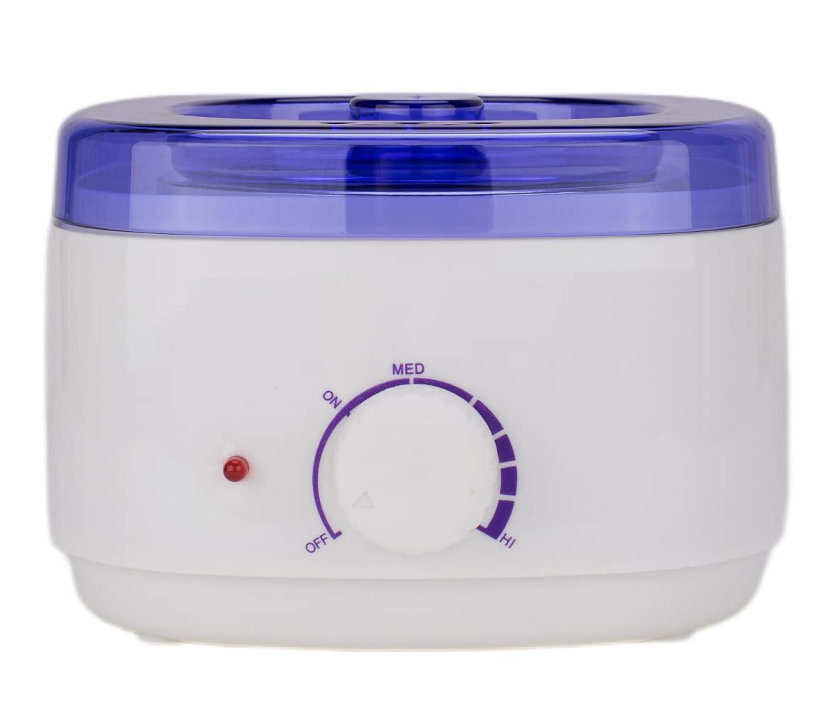 Professional Electric Wax Warmer and Heater for Soft, Paraffin Warm Crème and Strip Wax | Wax Melter for Hair Removal with Adjustable Temperature for Salon Quality Results