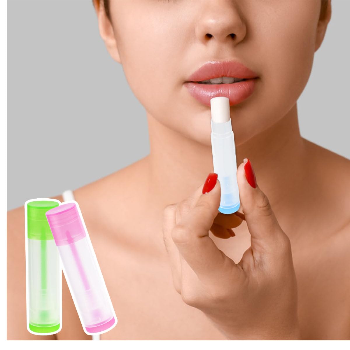 25 Pcs Clear Empty Lip Balm Tubes Lip Balm Containers Lipstick Container with Caps DIY Lip Balm Tubes Refillable Lip Balm Tube for Homemade Lip Gloss Lipstick 5.5Ml Plastic Lip Balm Containers - Image 5