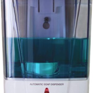 Automatic Soap Dispenser - Touchless Sensor Soap Pump,Wall-Mounted Hand Sanitizer Dispenser, Battery Operated for Hospital Offices Bathroom Hotel Commercial,Ultra-Large Capacity (600ml) White