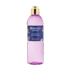 Bluberry Pancake Bath & Shower Gel - Luxury Body Wash For Women & Mens - Shower Gel Women - 100% Vegan - Luxury Beauty - Body Skin Care Products - 250 ml