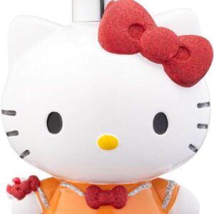 Jay Franco Hello Kitty Candy Cane Soap Dispenser - Christmas & Holiday Season Bathroom Décor and Storage - Resin Lotion Pump