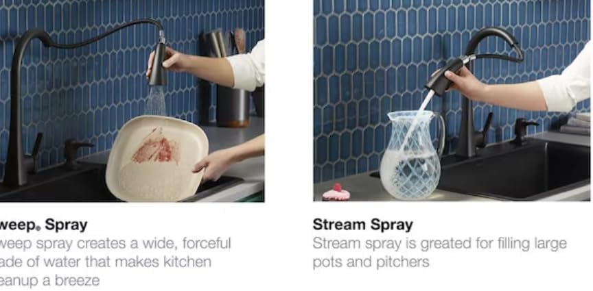 kohler Touchless Pull-Down Kitchen Faucet with Soap Dispenser - Image 7