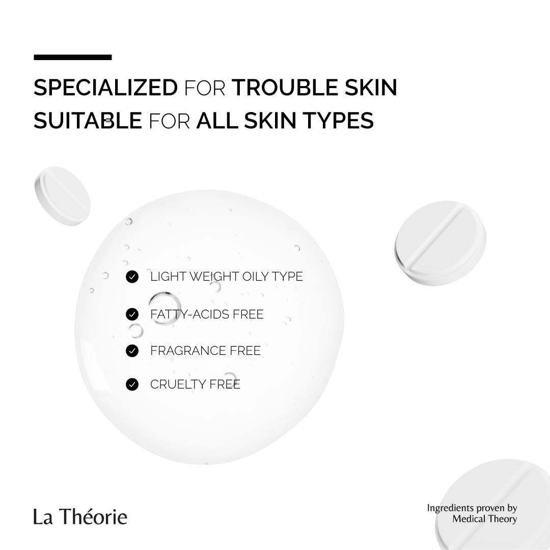 La Theorie Moisturizing(oil) Essence for troubled skin with fungal and small bumps (Fatty acid free, 1.01 Fl Oz) - Image 7