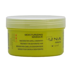UNA Moisturizing Hair Masque - Enriched with Hydrolyzed Wheat Protein, Shea Butter, Argan Oil, Moisturizes and Nourishes, Bestows strength and Vitality for Damaged Hair - 500 ml