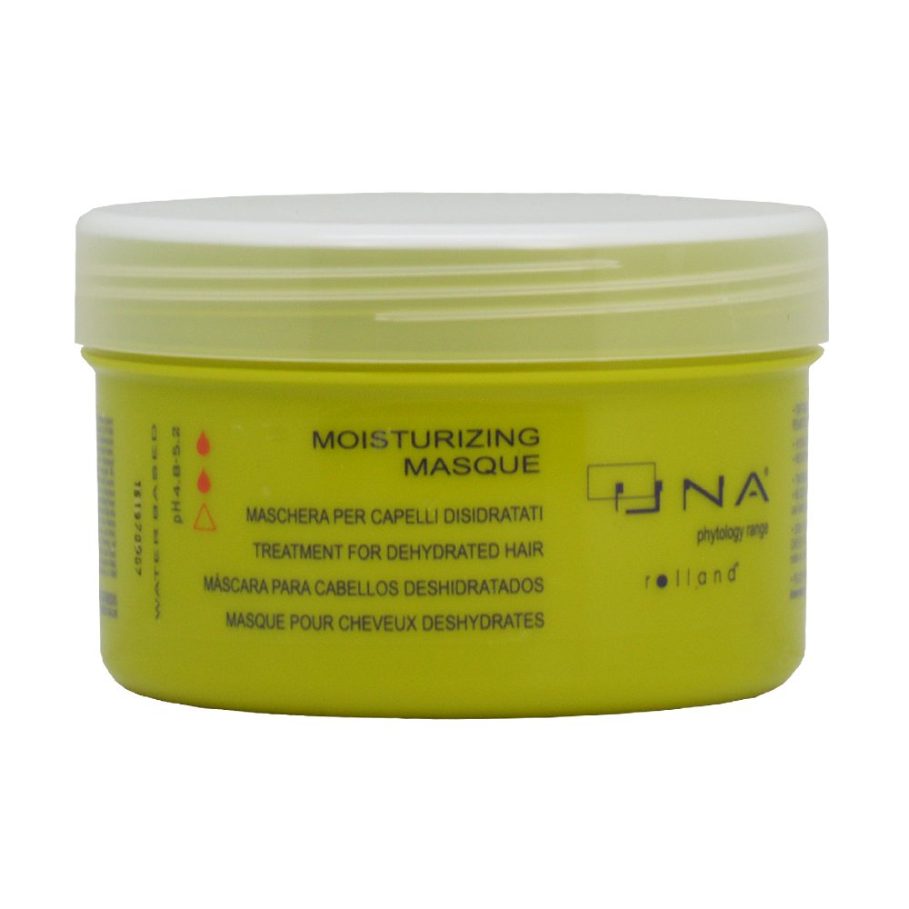 UNA Moisturizing Hair Masque - Enriched with Hydrolyzed Wheat Protein, Shea Butter, Argan Oil, Moisturizes and Nourishes, Bestows strength and Vitality for Damaged Hair - 500 ml