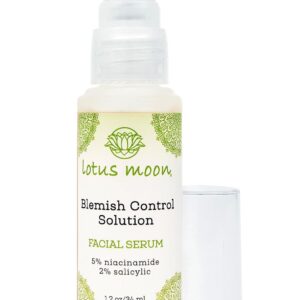 Lotus Moon® - Blemish Control Solution | Niacinamide & Salicylic Acid Serum for Blemish-Prone Skin, Plant-Based, Clean, Cruelty-Free, Functional Skincare (1.2 fl oz | 34 ml)