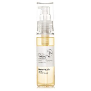 NATURELAB. TOKYO Perfect Smooth Hair Oil: Heat and Color Protection, Enhances Smoothness and Shine to Untamed Hair I 1.7 FL OZ / 50ml