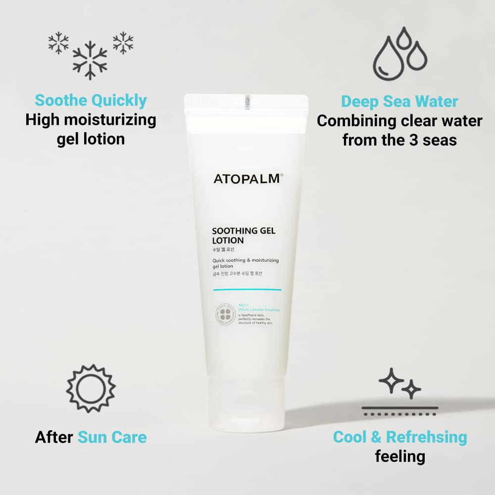 ATOPALM Soothing Gel Lotion 4 Fl Oz for Sensitive Eczema Prone Skin - Image 3