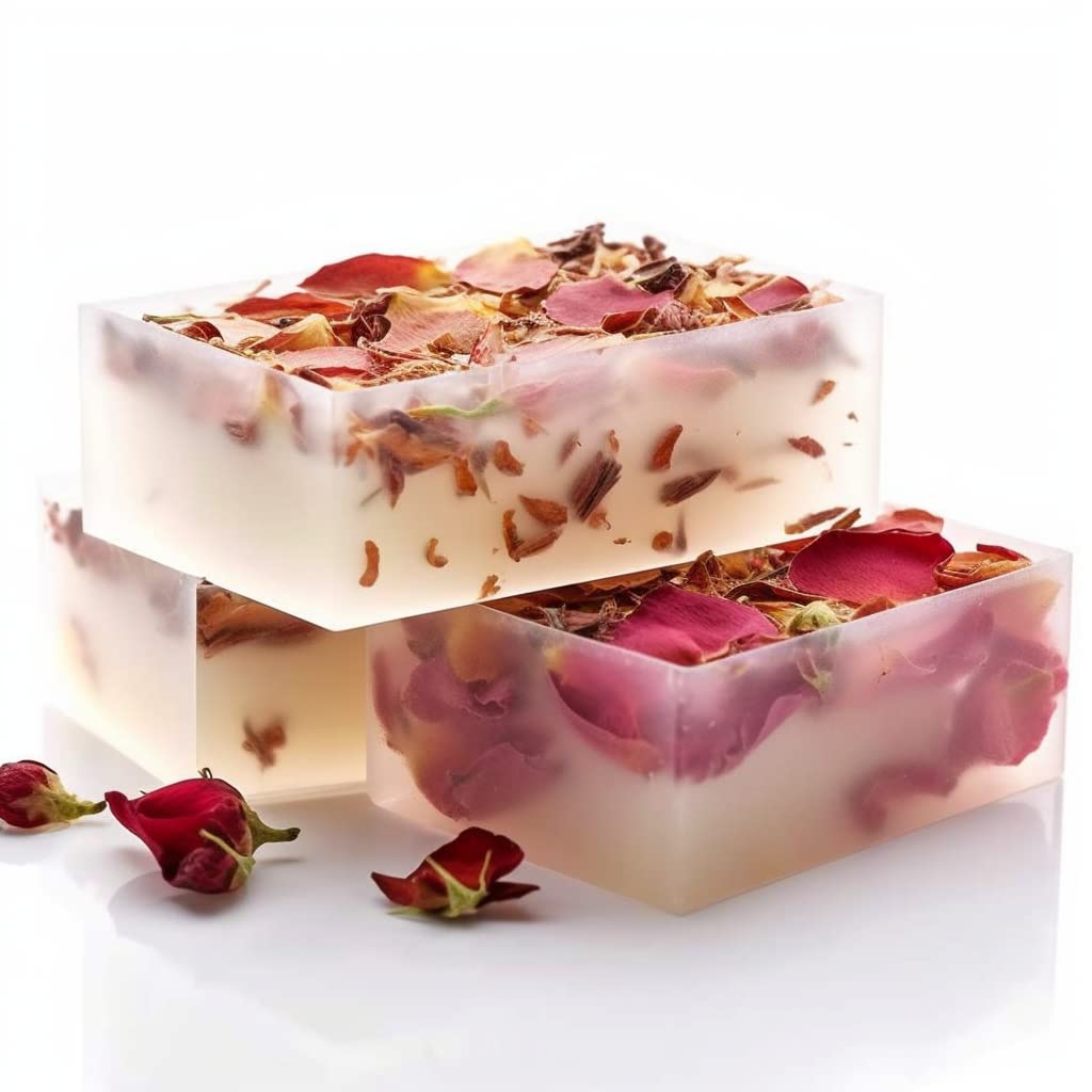 Clear Glycerin Soap Base 2lb - SLS Free Vegan Organic Melt and Pour Soap Making Kit - Image 9