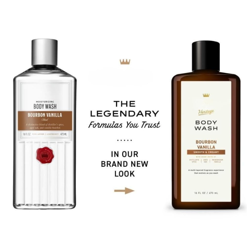 Men's Body Wash, Bourbon Vanilla Scent, 16 oz (Pack of 1) - Image 2