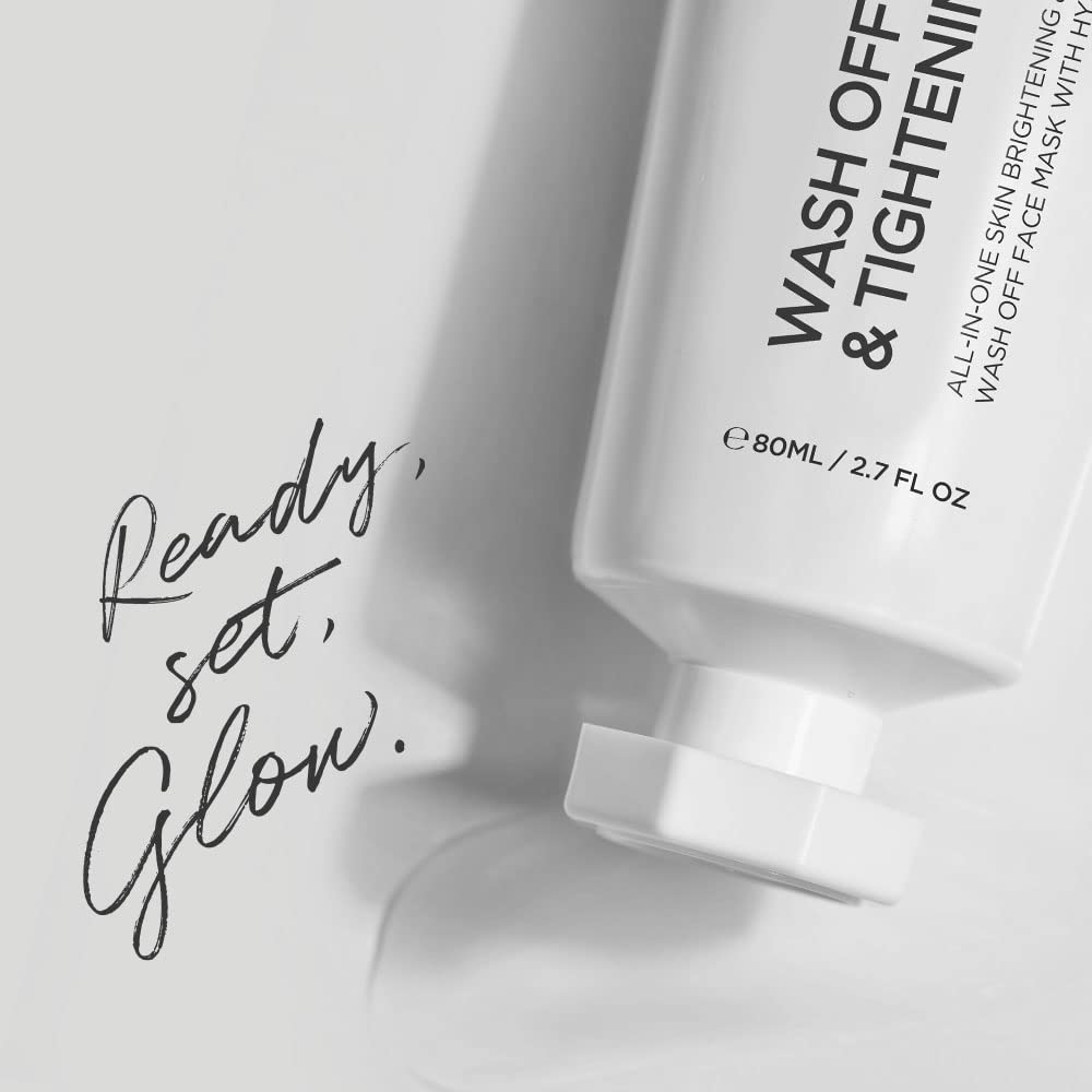 Skin Tightening All-In-One Wash Off Face Lifting Mask with Hyalpol Matrix Age-Defying Formula | Tube-Type, Long-Lasting Mask | Natural, Cruelty-free, Travel Friendly - Image 6