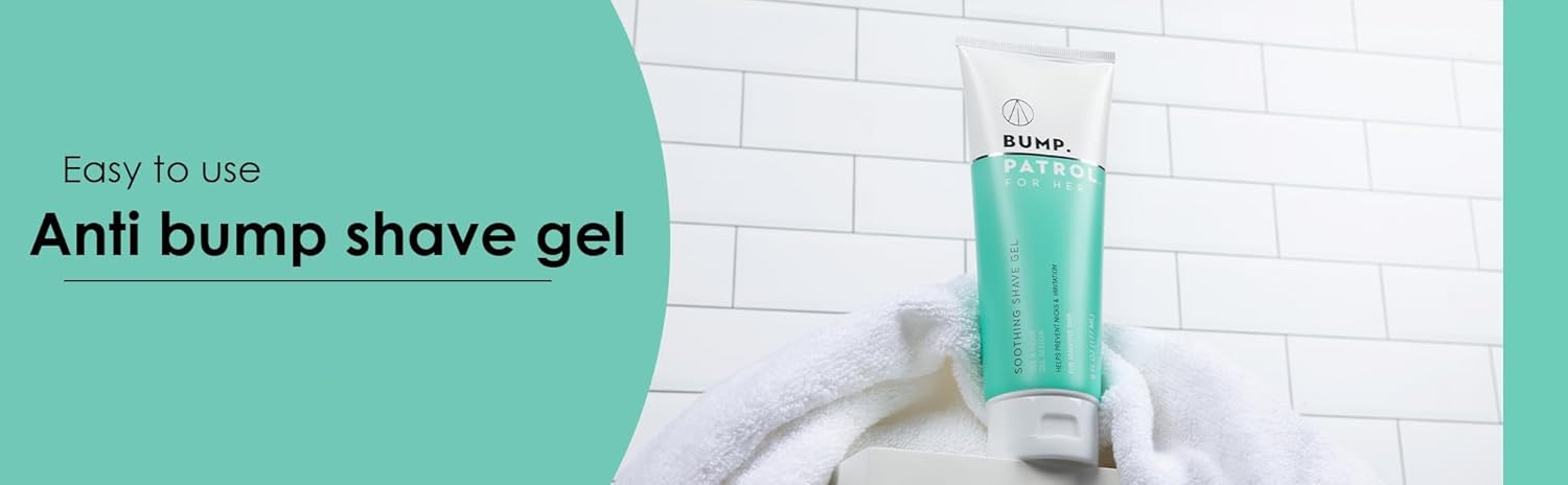 Bump Patrol Soothing Shave Gel for Women 6oz, Prevents Razor Burn Bumps, Aloe Vera Menthol Rose Lavender - Image 6