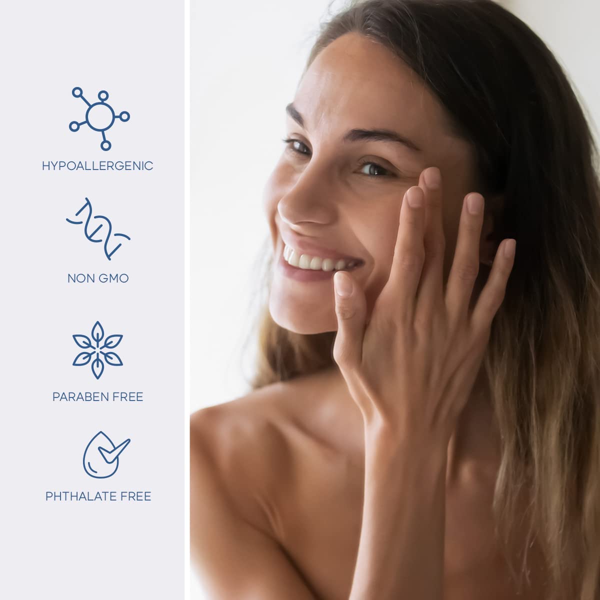 Hyaluronic Acid & Collagen Day & Night Face Moisturizer - Dermatologist Tested, Hydrating, Anti-Aging, Clean Beauty, Cruelty-Free, Korean Skincare for All Skin Types - 1.69 Fl oz (2-Pack) - Image 2