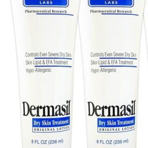 Dry Skin Lotion Treatment, Original Formula, For Severe Dry Skin, Hypo-Allergenic, Hydrating For All Skin Types, 8 oz Tube (2 Pack)