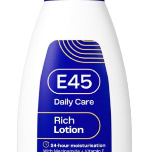 E45 Rich 24 Hours Moisturising Lotion, 400 ml