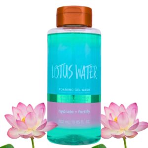 Foaming Gel Body Wash with Lotus Water, Moisturizing Formula, 18 fl oz