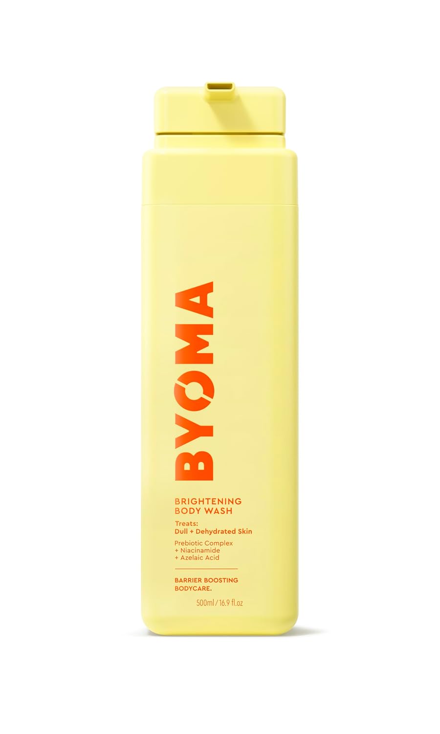 BYOMA Brightening Body Wash - Creamy Formula with Niacinamide & Azelaic Acid for Dull, Dehydrated Skin - Brightens & Evens Tone - Skin Barrier Repair - 16.9 Fl. Oz