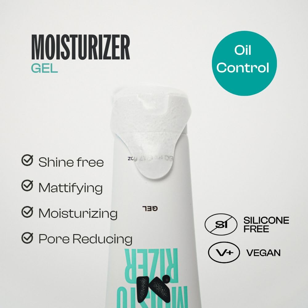 Men Rock Mattifying Moisturizer Gel - Mens Face Moisturizer - Moisturizing Face Lotion for Men - Skincare Products - Daily Facial Lotion - 1.7 oz - Image 2