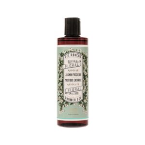 Panier des Sens – Jasmine Shower Gel - Foaming Body Wash Women & Men - Moisturizing Body Soap with Glycerin, Olive Oil - 95% Natural Ingredients Body Care - Vegan Liquid Body Wash - 8,45 floz