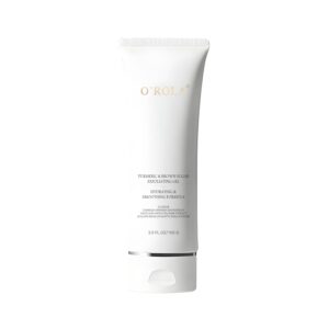 Turmeric & Brown Sugar Exfoliating Gel – Hydrating & Smoothing Face Scrub with Camellia Leaf, Walnut Shell & Willow Bark | Gentle Exfoliator for Dull Skin, 3.5 Fl Oz (100g)