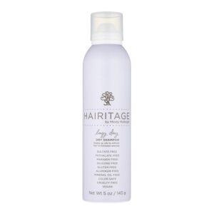 Hairitage Lazy Day Dry Shampoo - Oil Absorbing - Translucent + Refreshing - Reduces Odors - Adds Texture + Volume - Clean Look + Smell - For All Hair Types and Colors - 5oz