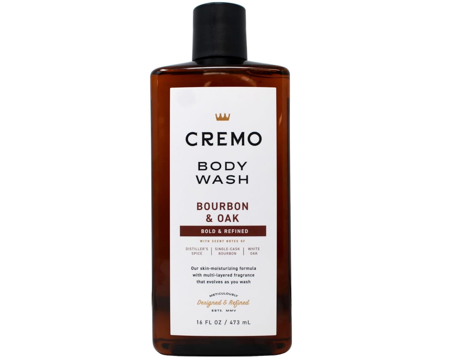 Cremo All Season Body Wash, Bourbon & Oak, 16 Ounce (Pack of 3) - Image 2