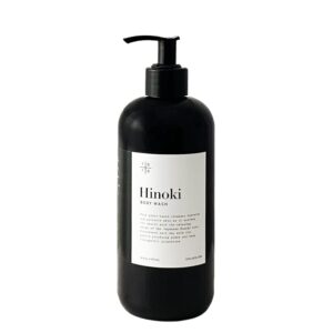 Hinoki Body Wash with Japanese Hinoki Essential Oil | Gentle & Hydrating | Soothing Aroma | Vegan