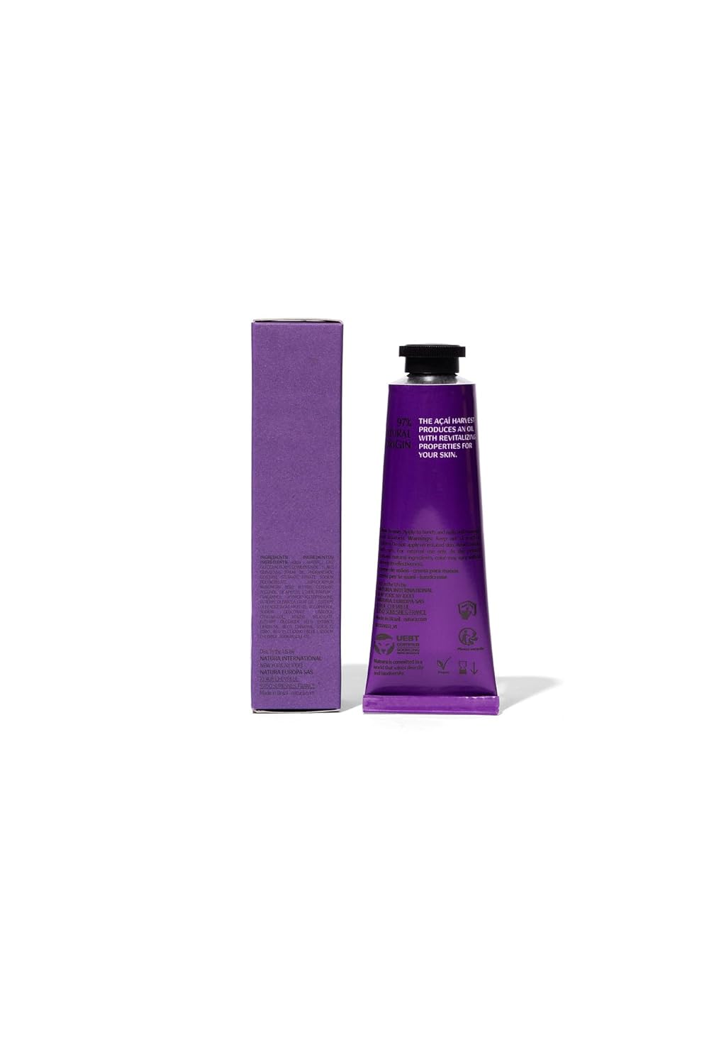 natura - Ekos Açaí Hand Cream - Anti-Dullness Hand Balm - Recharge the Skin - Fast Absorption - Skin Moisturizer - Vegan Skin Care - Brazilian Beauty Secrets - Self Care & Body Care - 1.41oz (40g) - Image 7